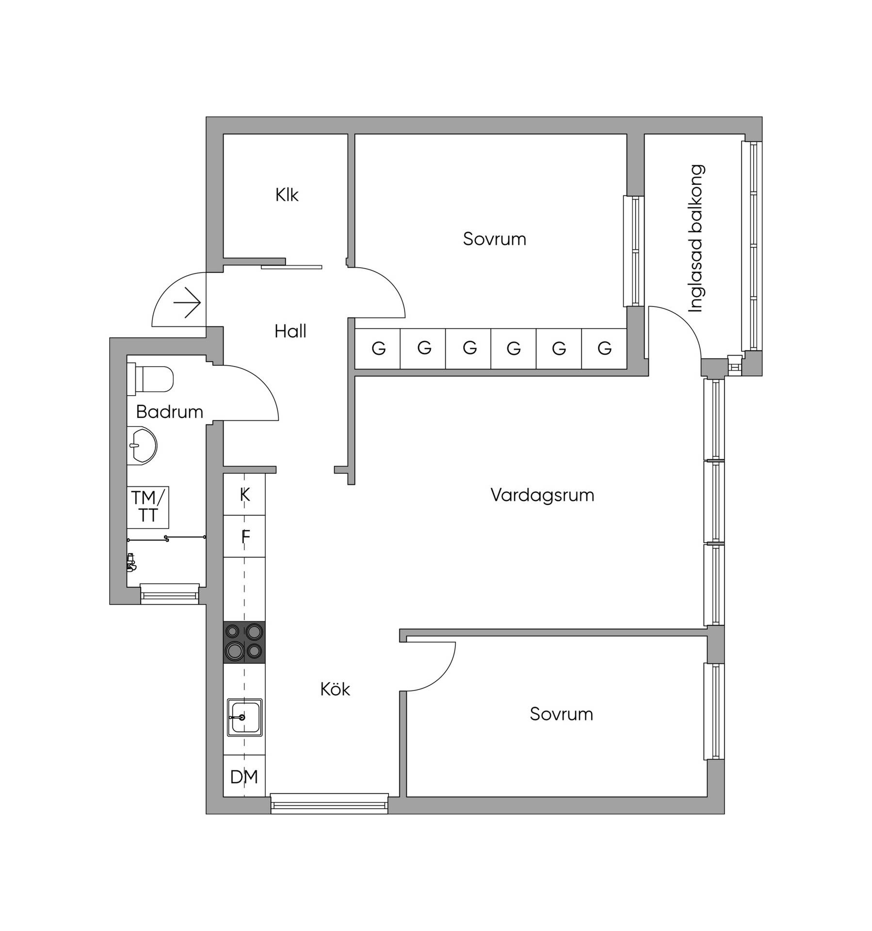 3 rum Lägenhet på Noleredsvägen 4 Centralt Göteborgs kommun - bild 22