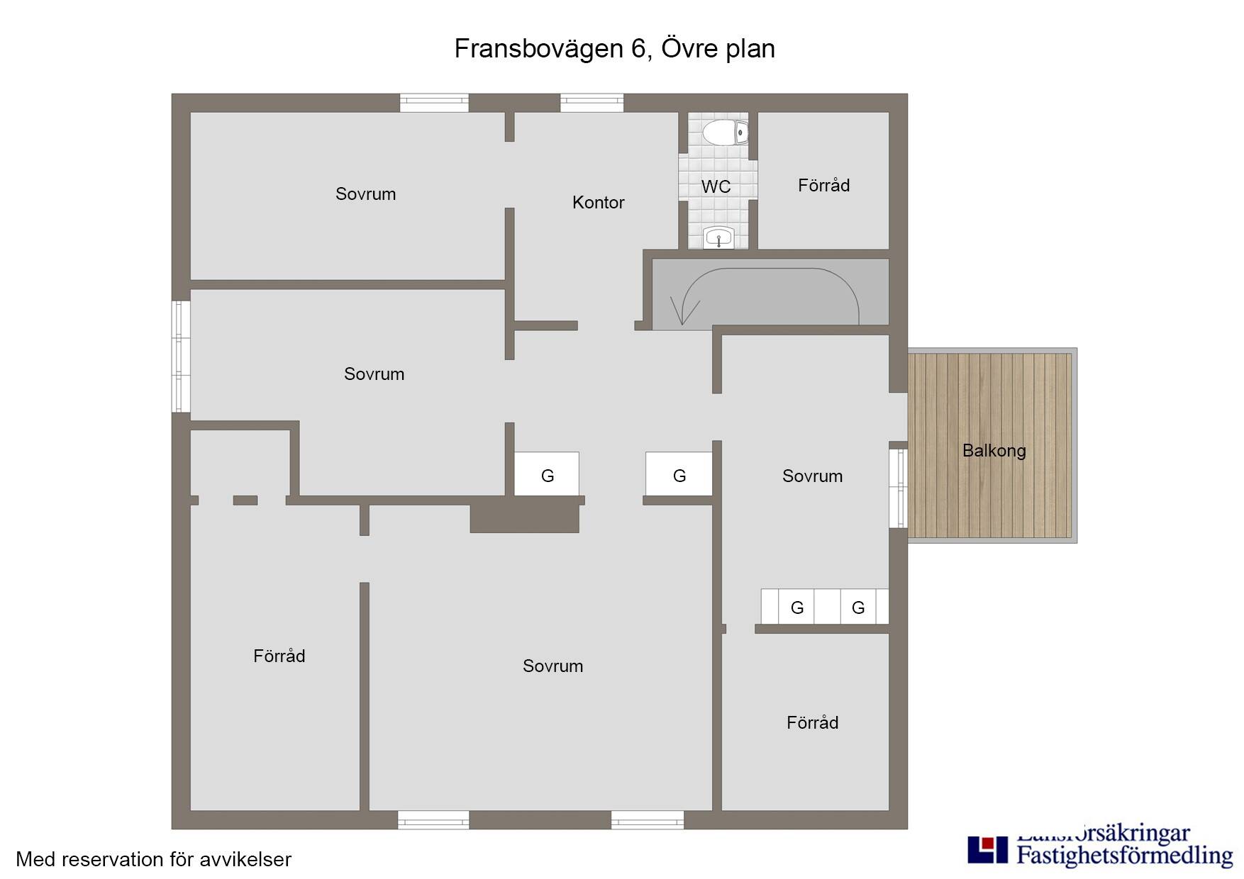 7 rum Villa på Fransbovägen 6 Björke Gävle kommun - bild 38