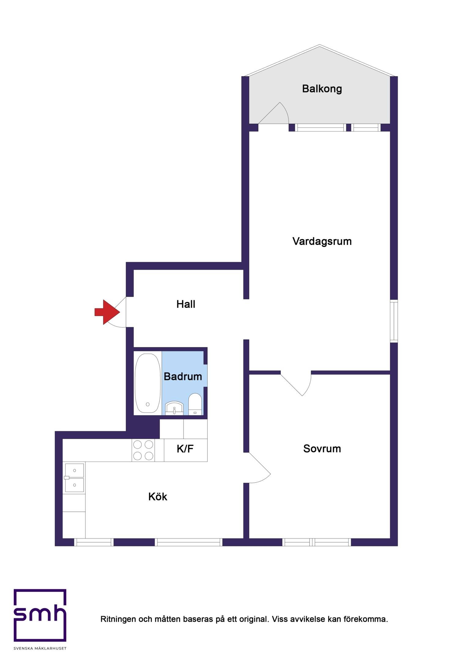 2 rum Lägenhet på Stenbockens gata 121 Brandbergen Haninge kommun - bild 12