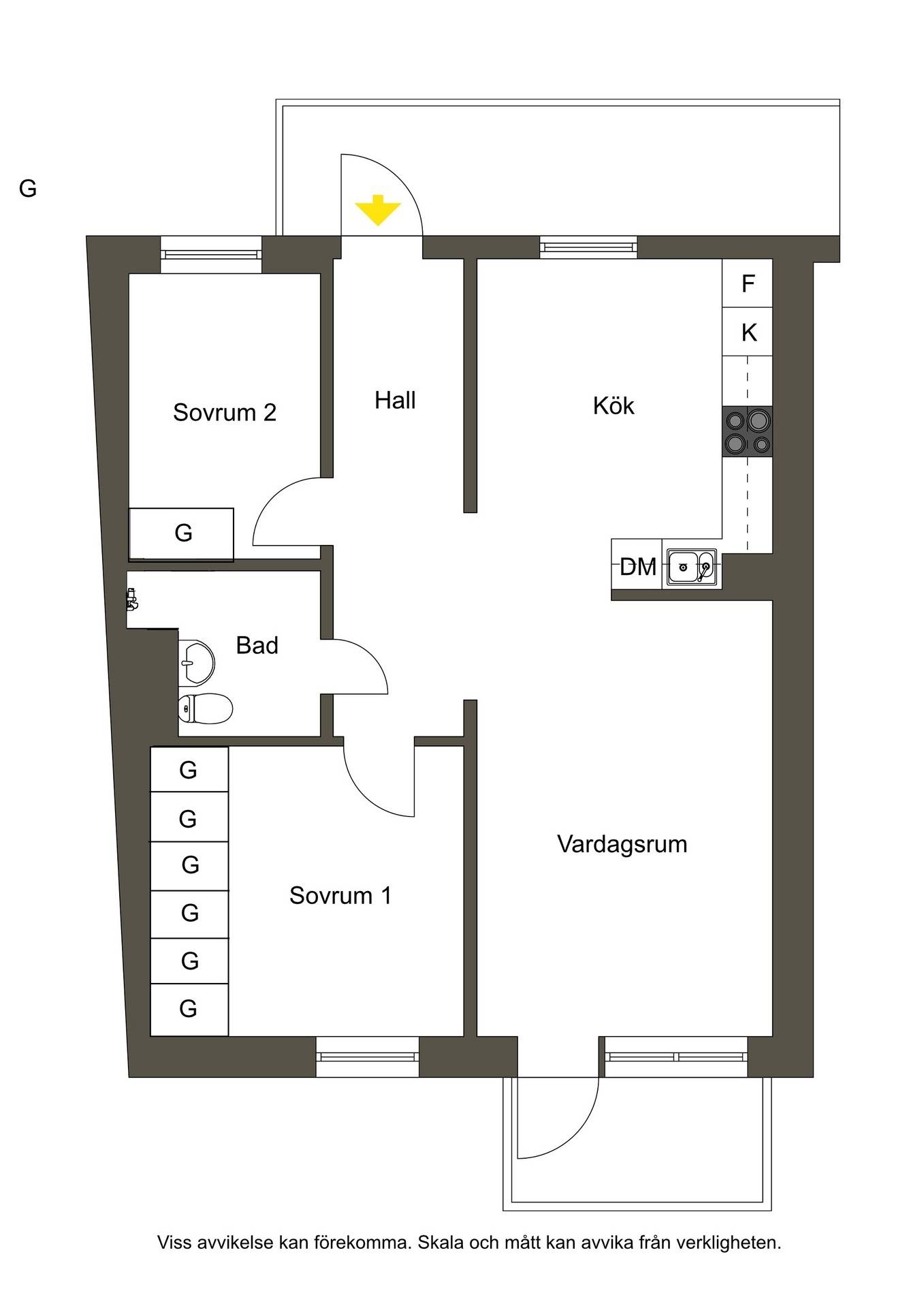 3 rum Lägenhet på Kungsgatan 24 Centrum Bodens kommun - bild 18
