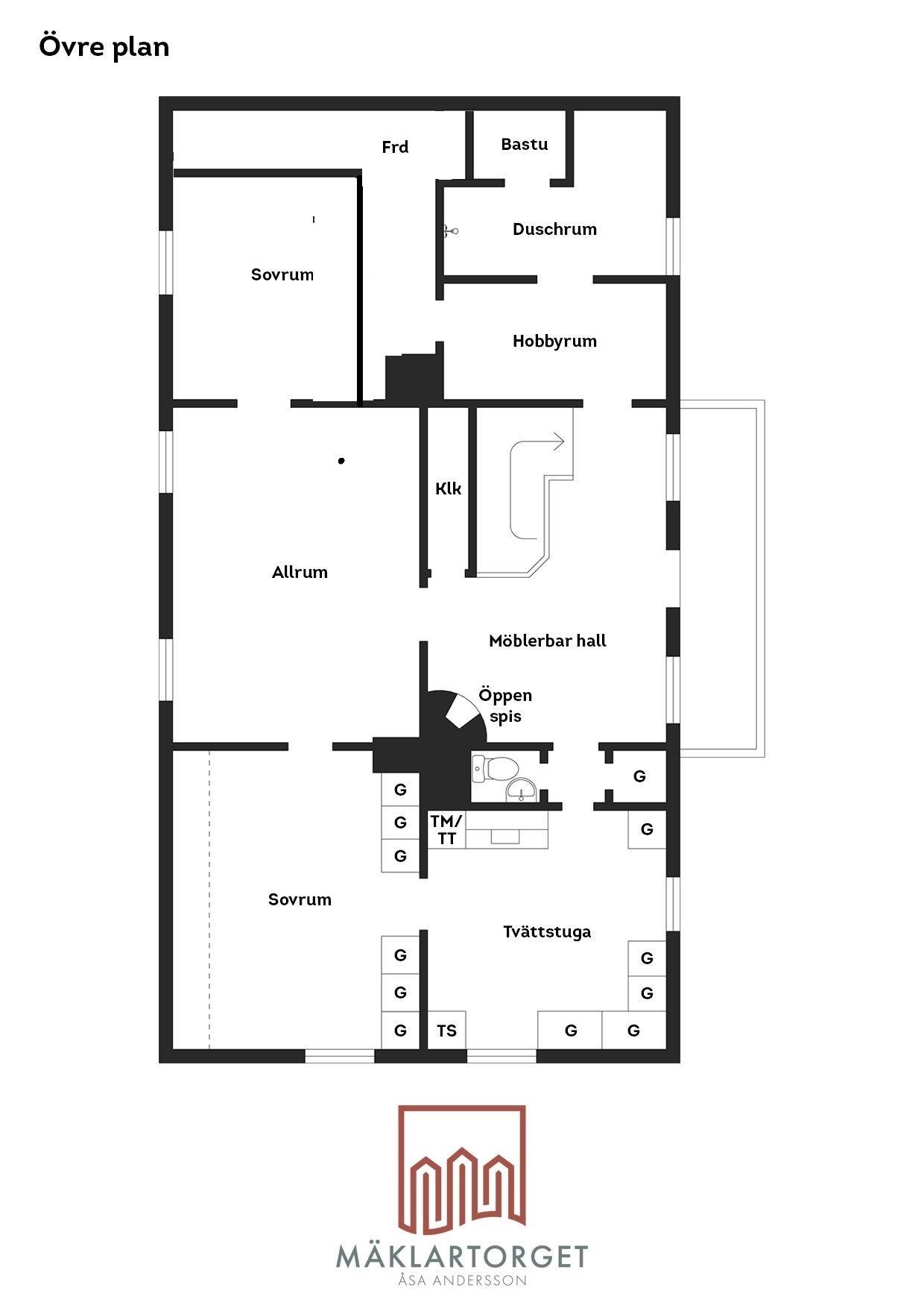 7 rum Villa på Badstugränd 1 Centrala Hudiksvall Hudiksvalls kommun - bild 39