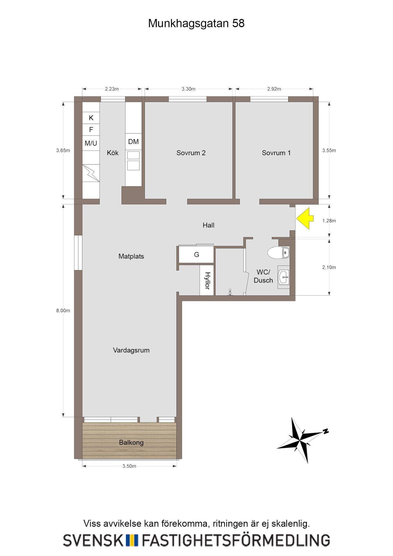 3 rum Lägenhet på Munkhagsgatan 58 Johannelund Linköpings kommun - bild 27
