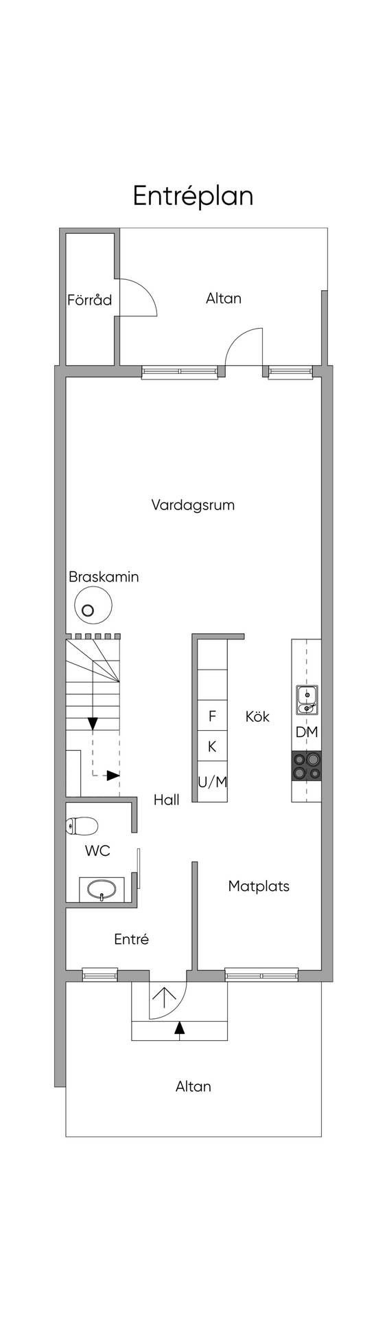 5 rum Radhus på Wallingatan 5A Kungsbacka Kungsbacka kommun - bild 7
