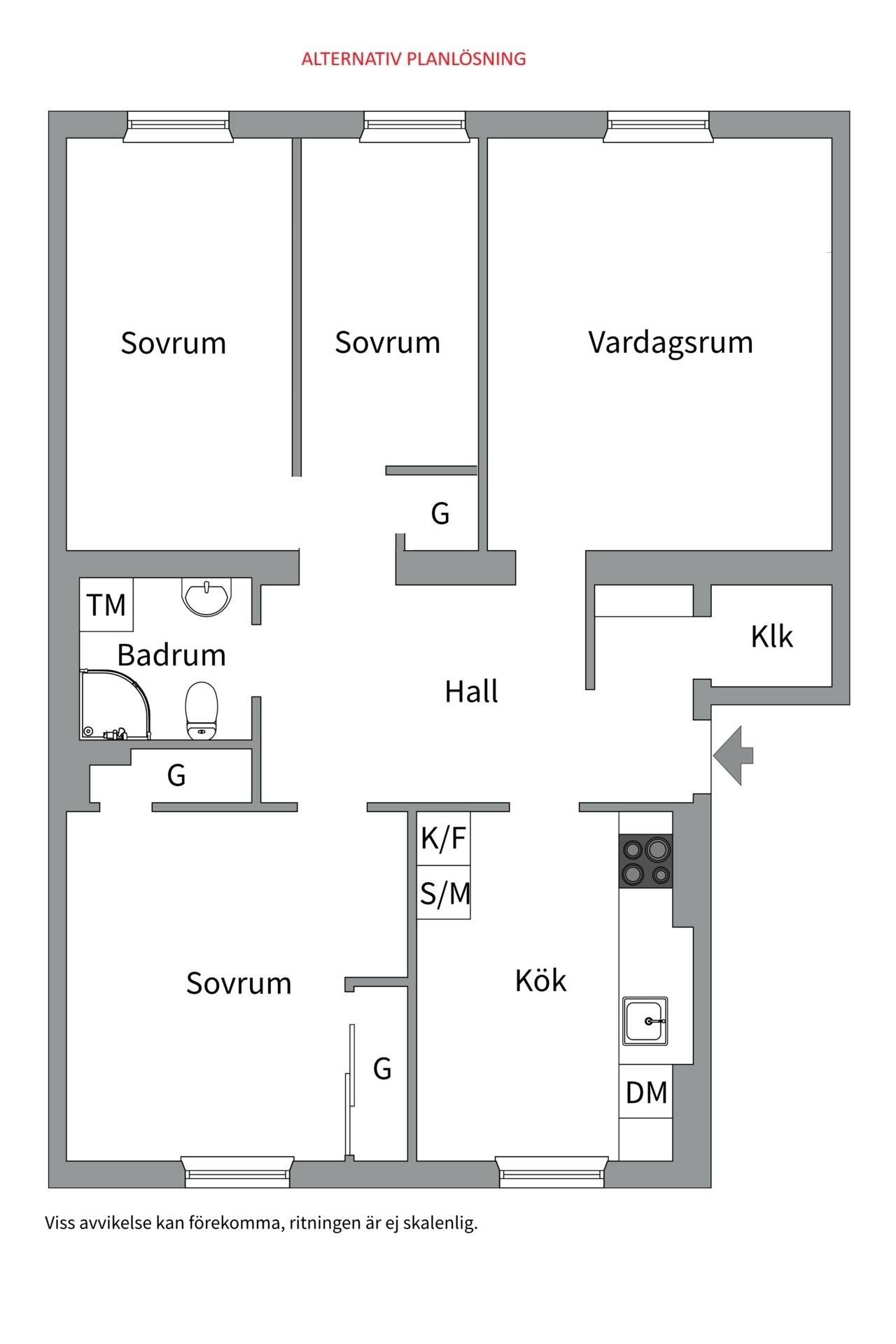 3 rum Lägenhet på Väderkvarnsgatan 42A Fålhagen Uppsala kommun - bild 32