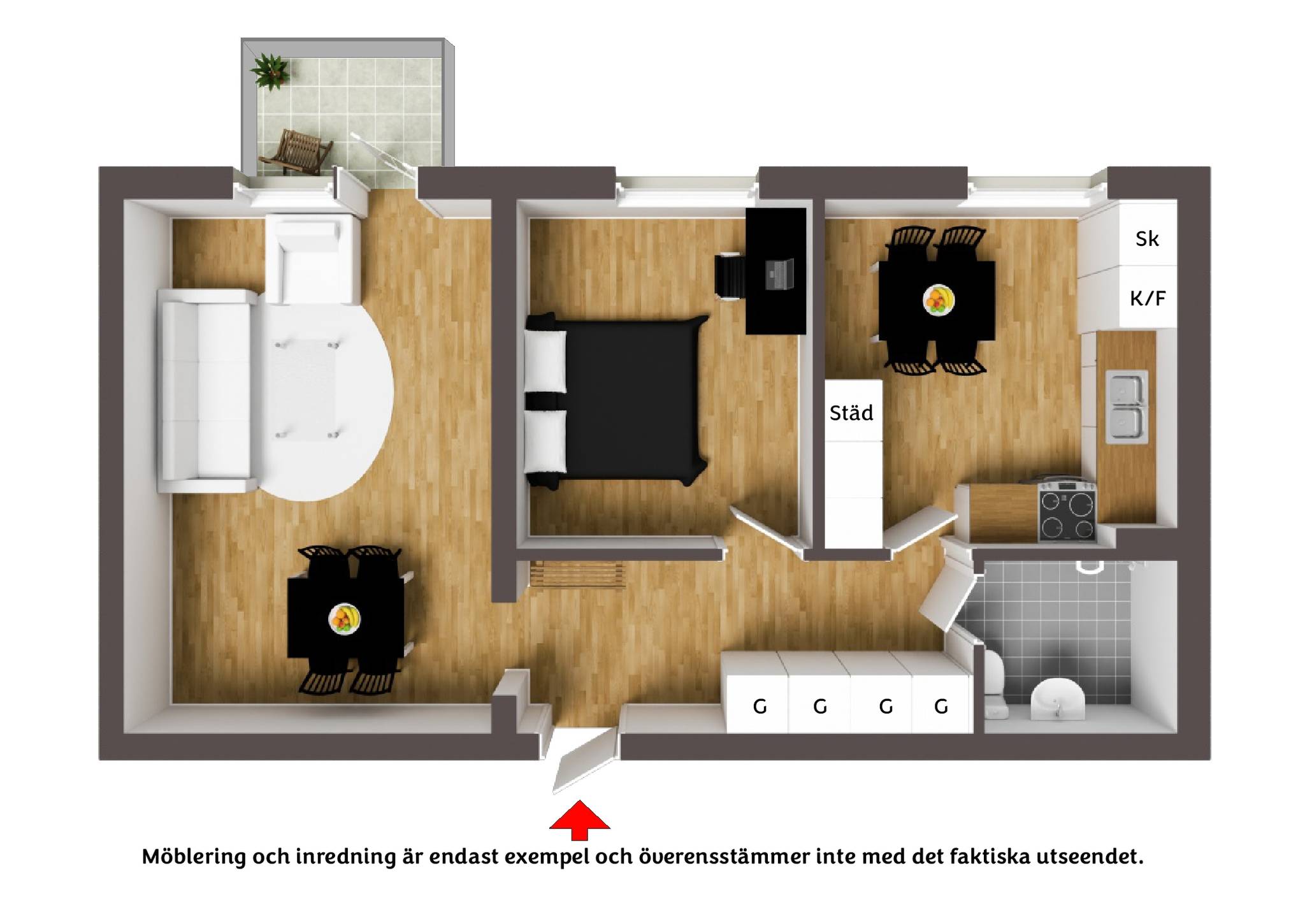 2 rum Lägenhet på Ringvägen 142 VÄSTERHANINGE - ÅBY Haninge kommun - bild 22