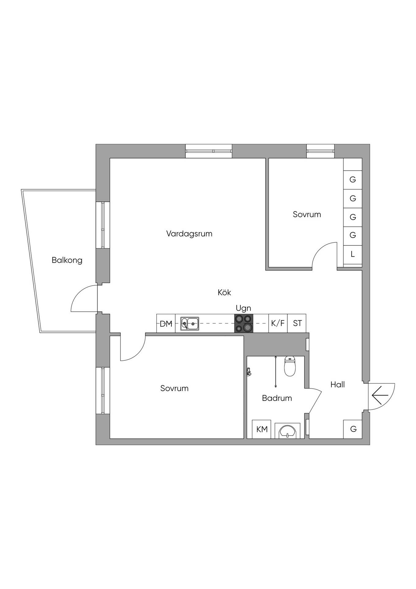 3 rum Lägenhet på Svängrumsgatan 65 Flatås Göteborgs kommun - bild 35