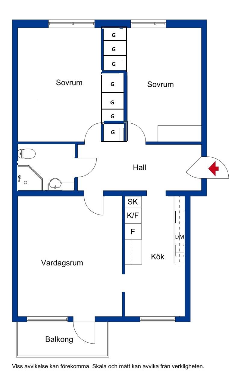 3 rum Lägenhet på Johannesbäcksgatan 80A SALABACKE Uppsala kommun - bild 25
