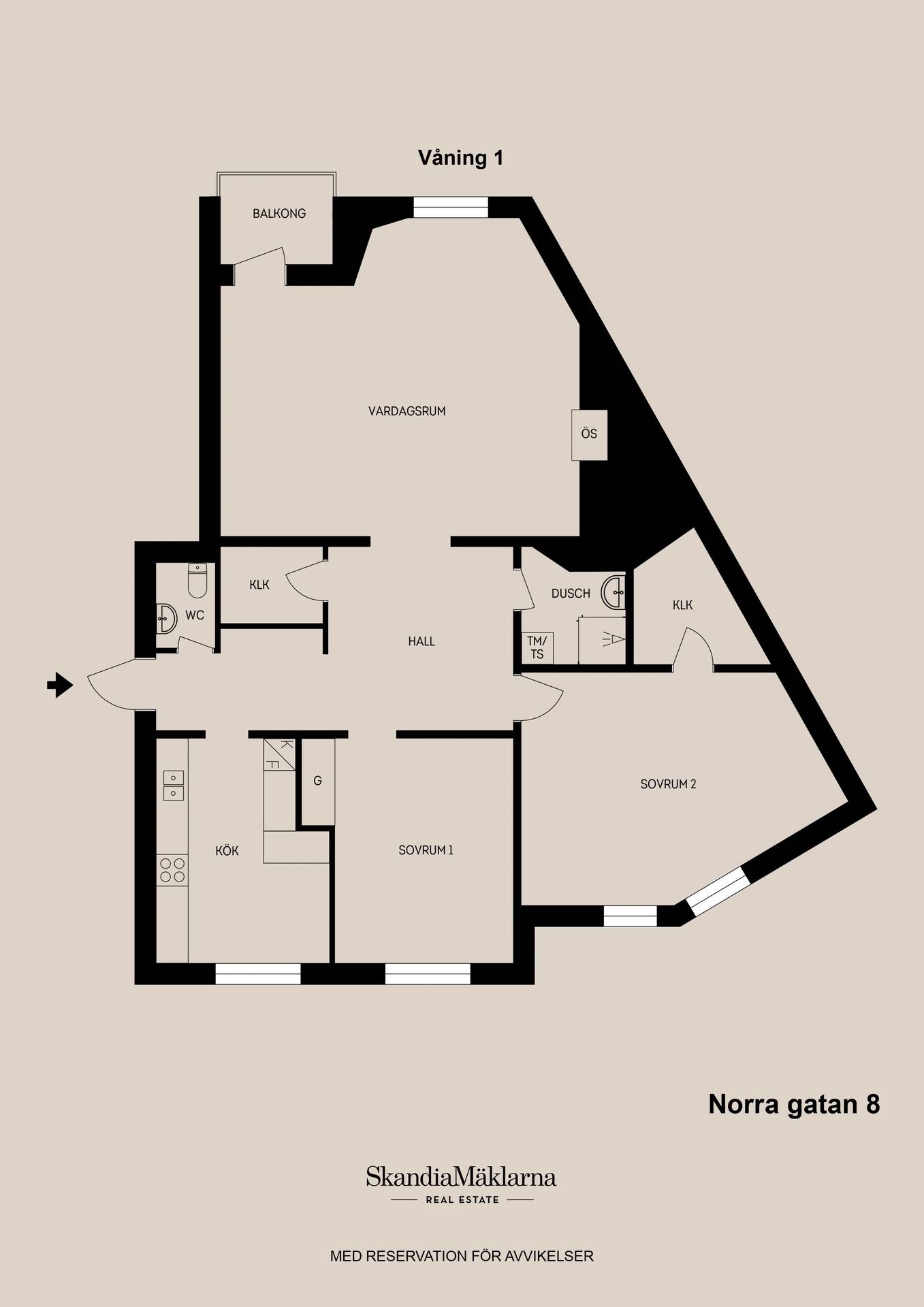 3.5 rum Lägenhet på Norra gatan 8 Centralt/Norr Gävle kommun - bild 36