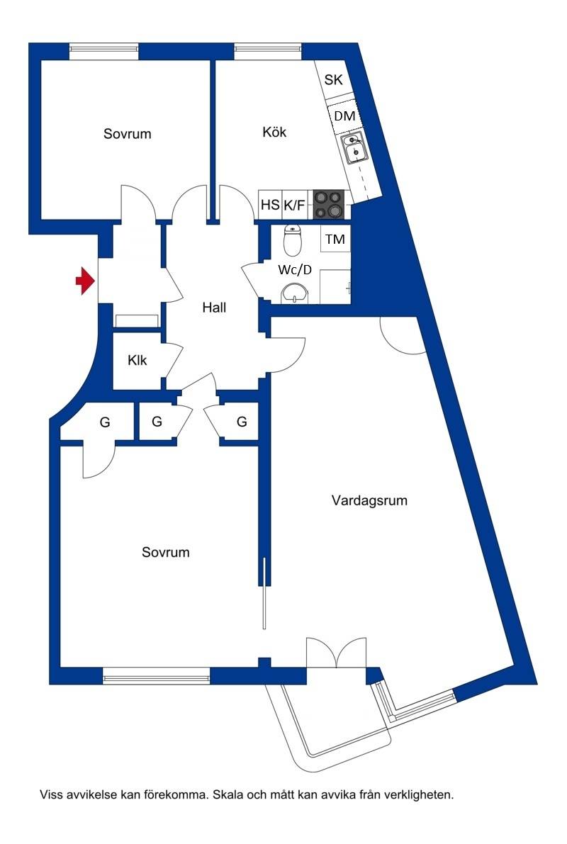 3 rum Lägenhet på Svartbäcksgatan 33A CENTRUM Uppsala kommun - bild 11