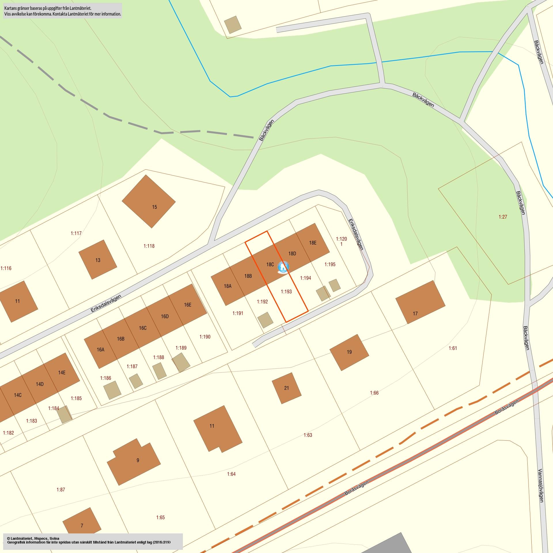 4 rum Radhus på Eriksdalsvägen 18C Olsfors Bollebygds kommun - bild 23