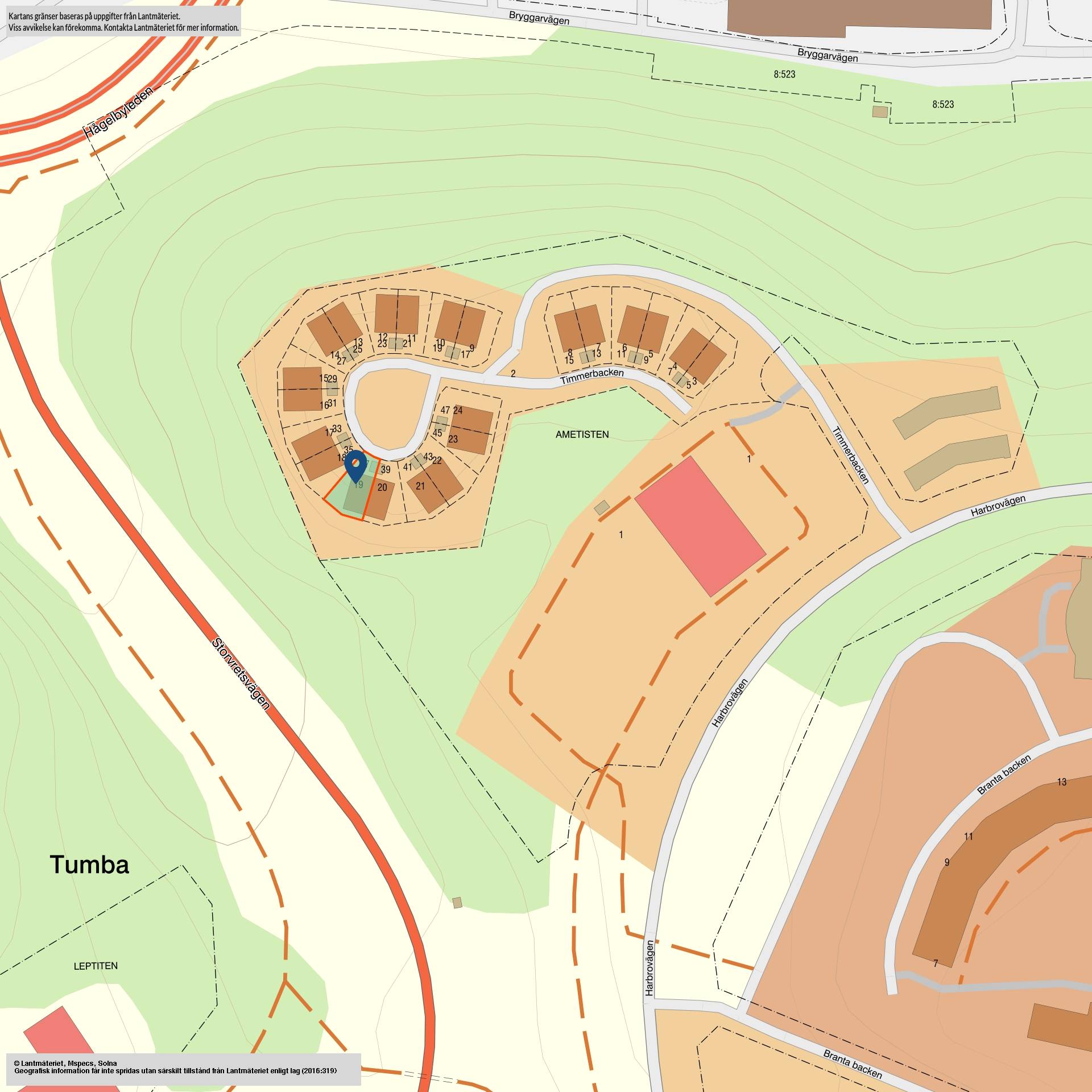 6 rum Parhus på Timmerbacken 37 Tumba Botkyrka kommun - bild 35
