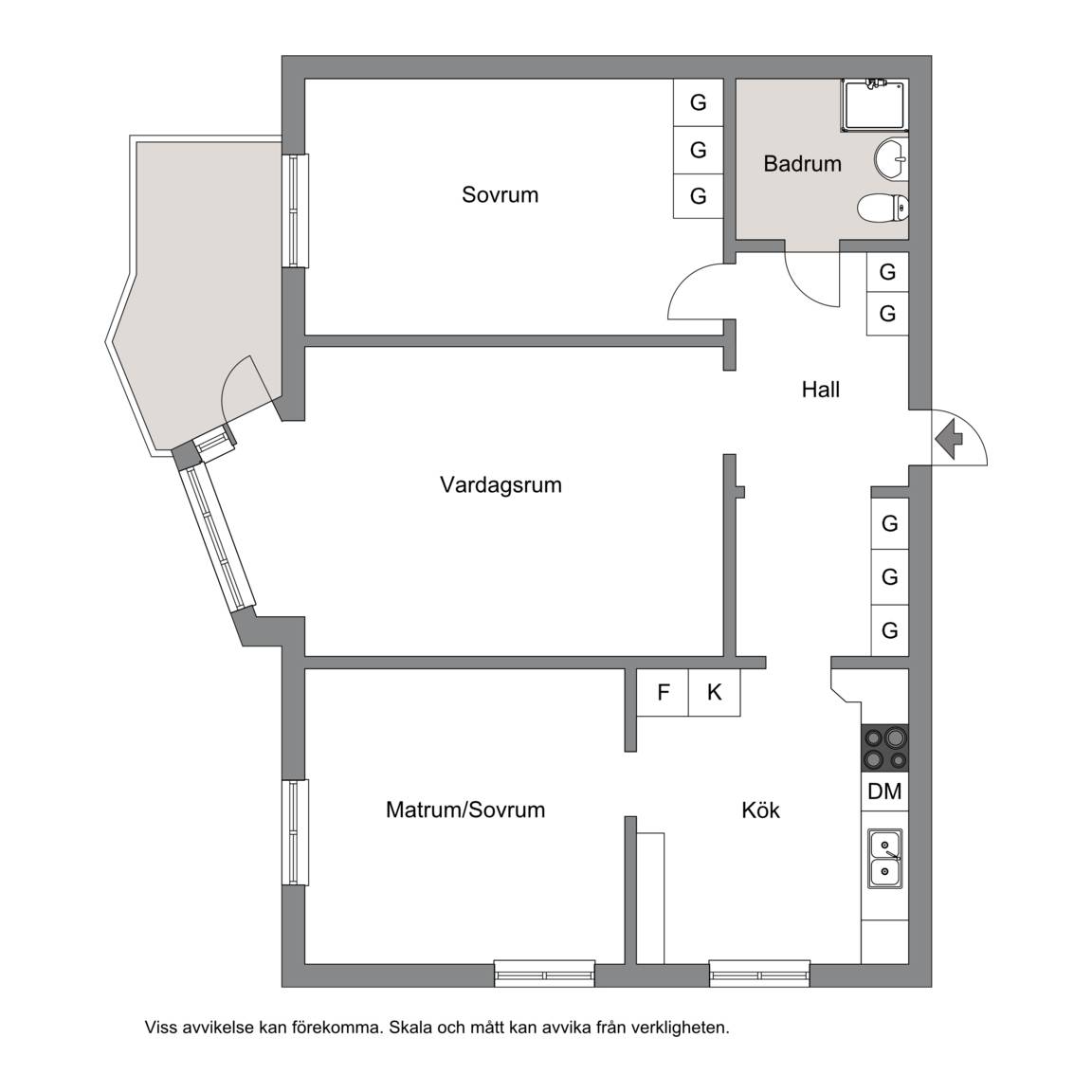 3 rum Lägenhet på Lantmätaregatan 7C Hudiksvall Hudiksvalls kommun - bild 20