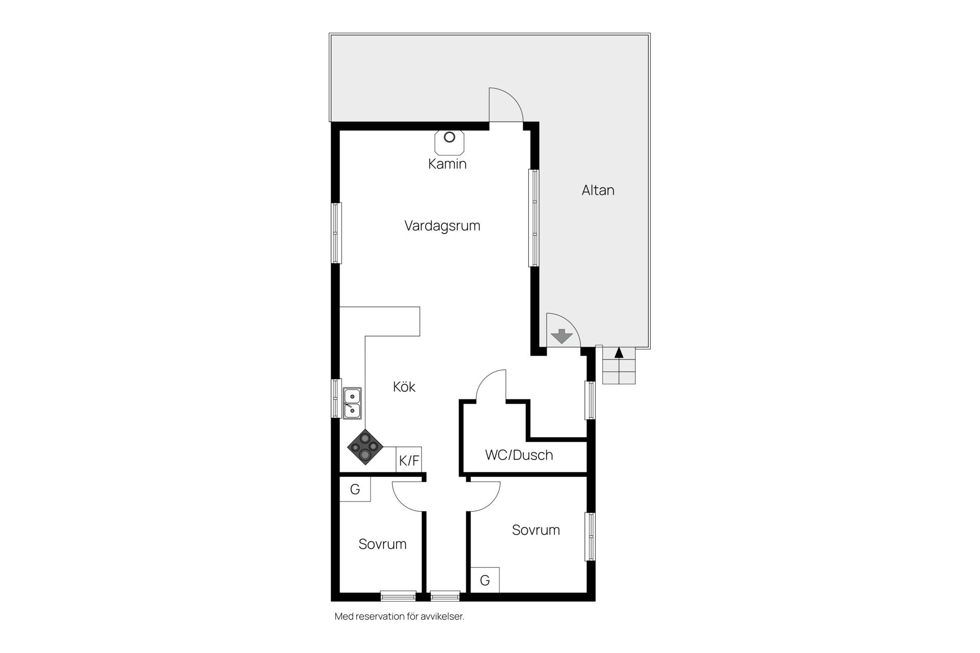 3 rum Fritidshus på Långabjärsvägen 3 Torestorp Marks kommun - bild 16