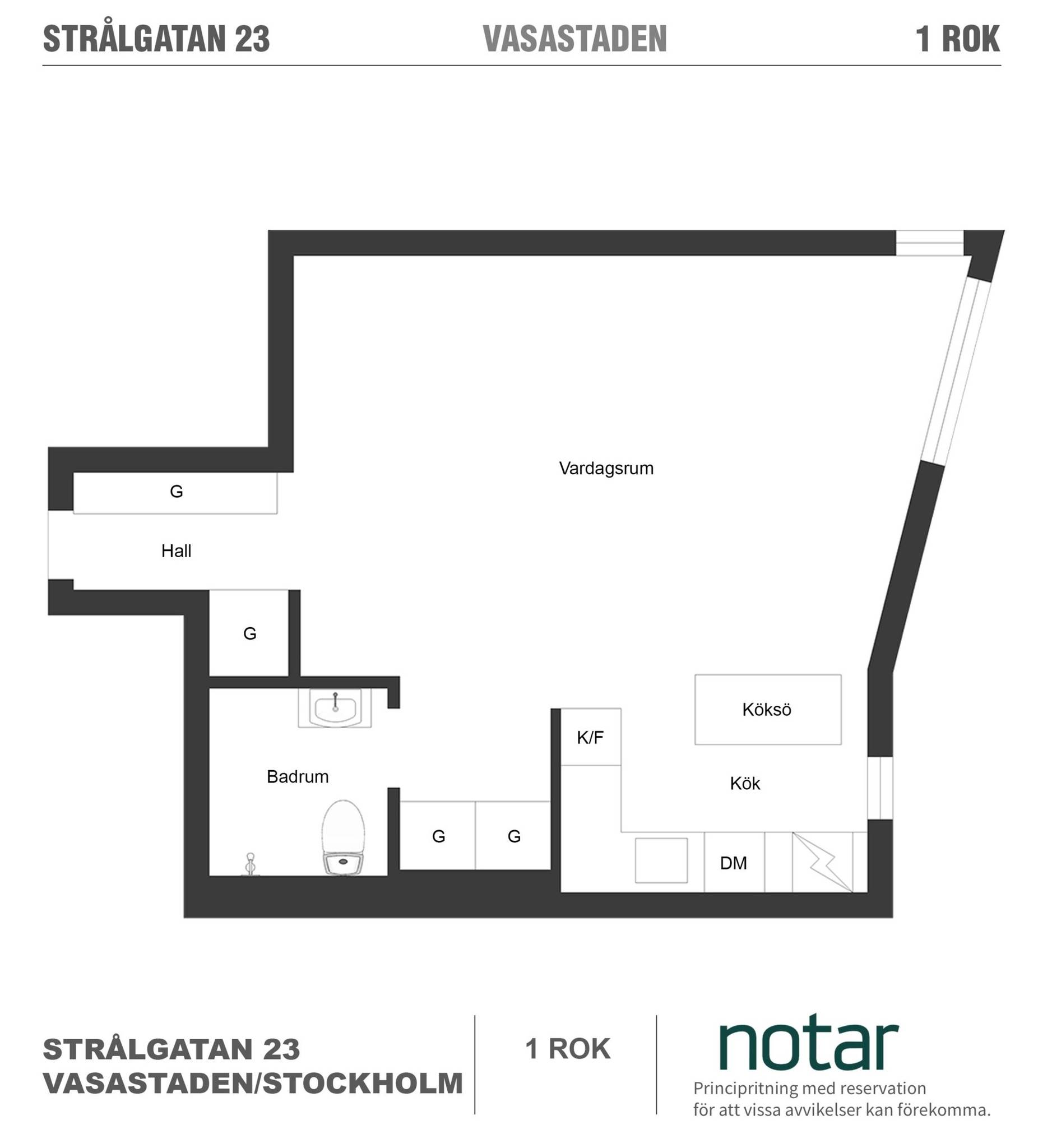 1.5 rum Lägenhet på Strålgatan 23 Stockholms kommun - bild 16