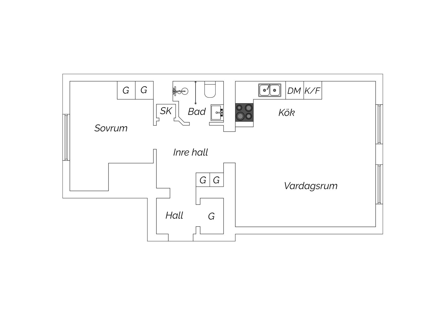 2 rum Lägenhet på Karlbergsvägen 70B Vasastan Stockholms kommun - bild 31