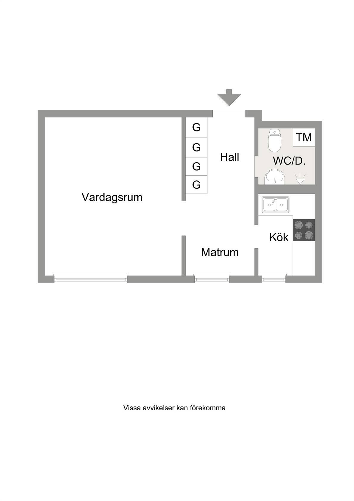 1 rum Lägenhet på Promenaden 27 Centrum Falu kommun - bild 18
