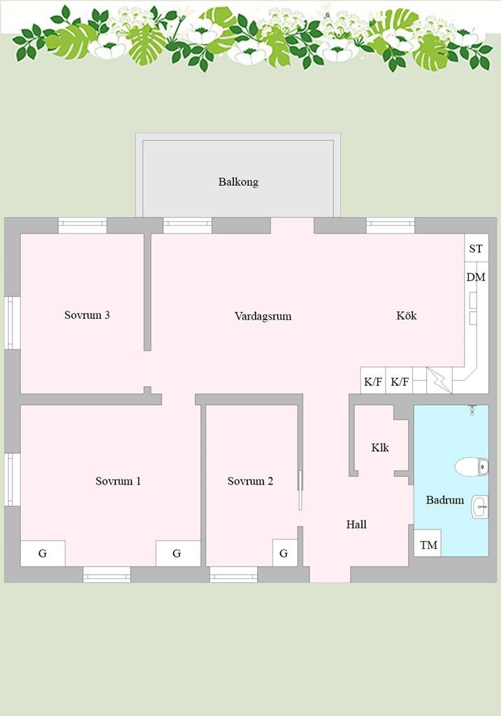 4 rum Lägenhet på Fänsåkersvägen 23 D Fänsåker - Vagnhärad Trosa kommun - bild 27