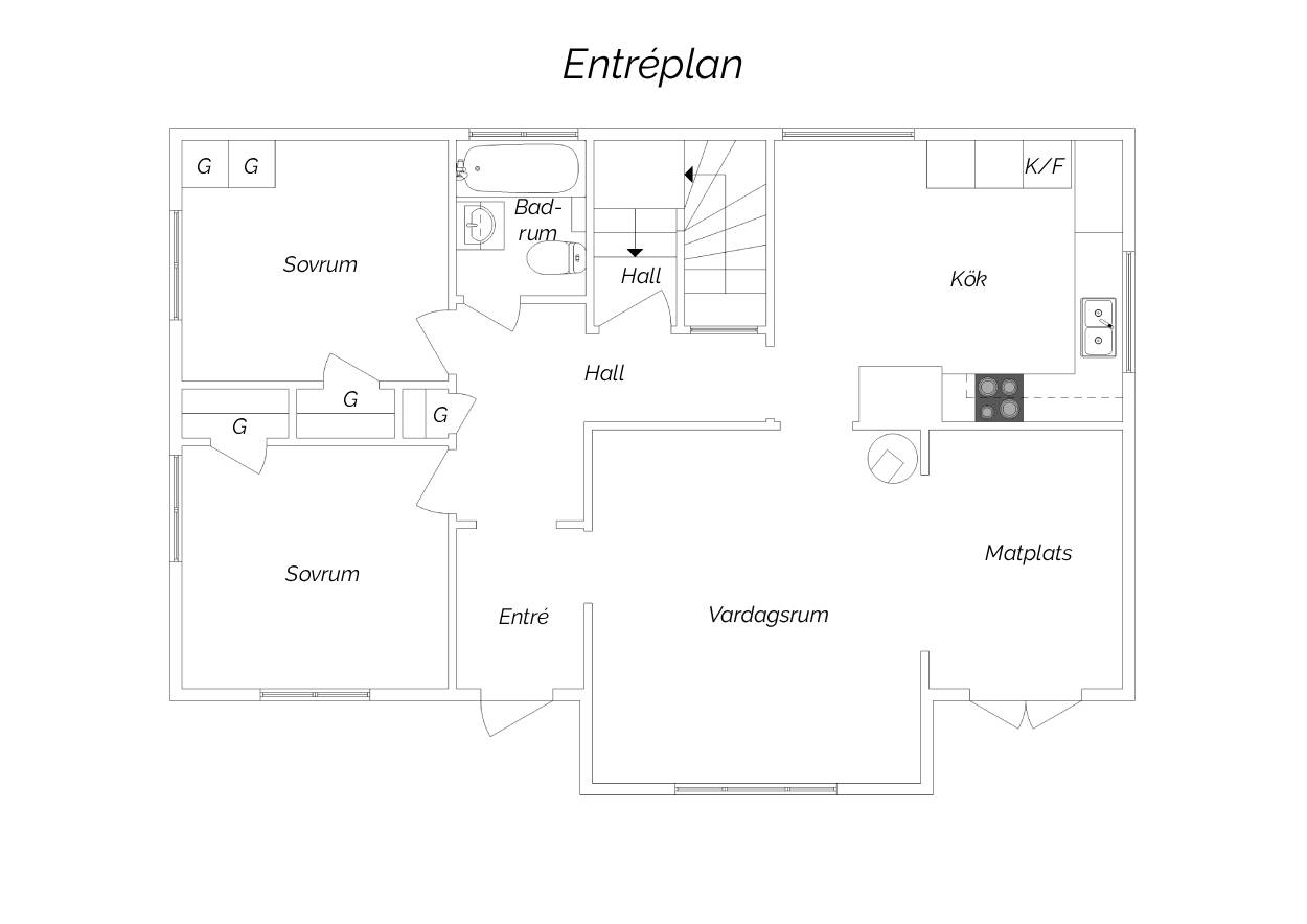 4 rum Villa på Parkgatan 6 Rydsgård Skurups kommun - bild 38