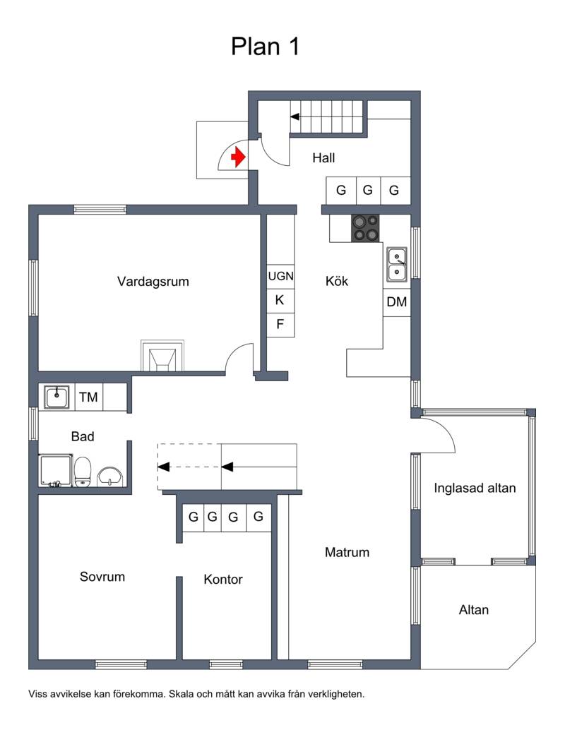 8 rum Villa på Strandvägen 50 Nyland Kramfors kommun - bild 57