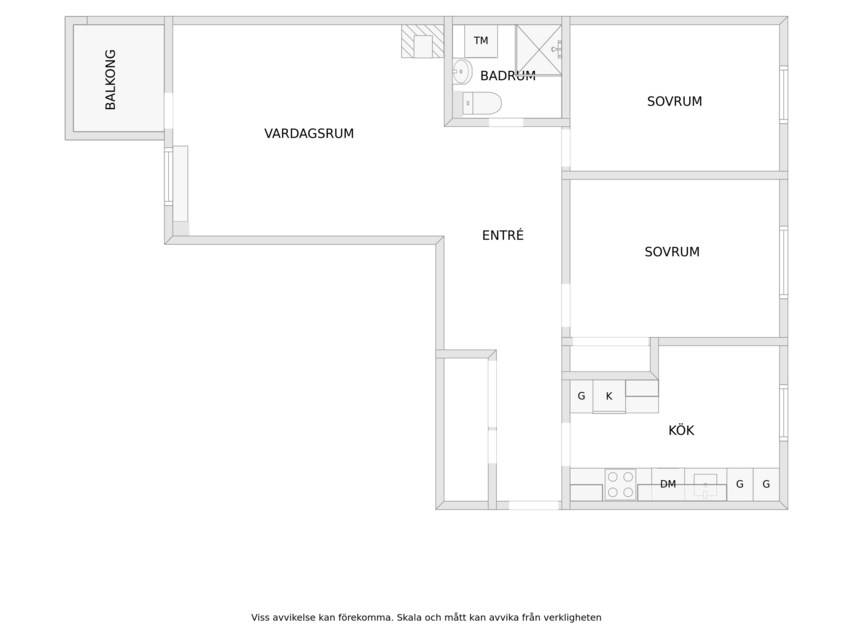 3 rum Lägenhet på Engelbrektsgatan 30 D Hagalund Borlänge kommun - bild 23