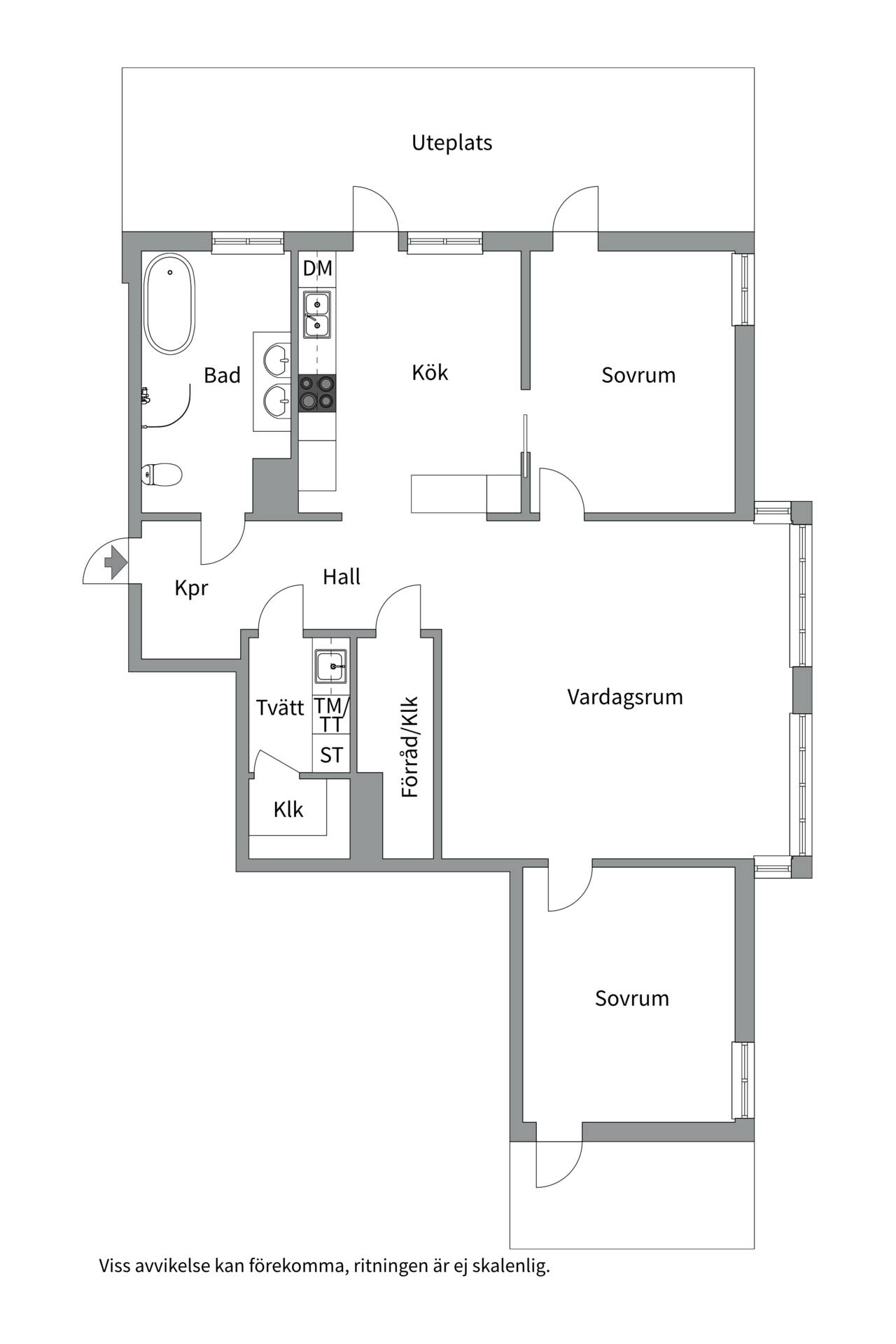 3 rum Lägenhet på Norbyvägen 44 B Sommarro Uppsala kommun - bild 42
