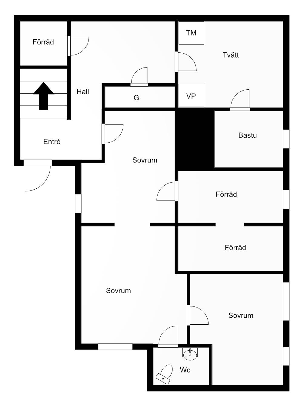 6 rum Villa på Karlsgatan 6 Virsbo Surahammars kommun - bild 24