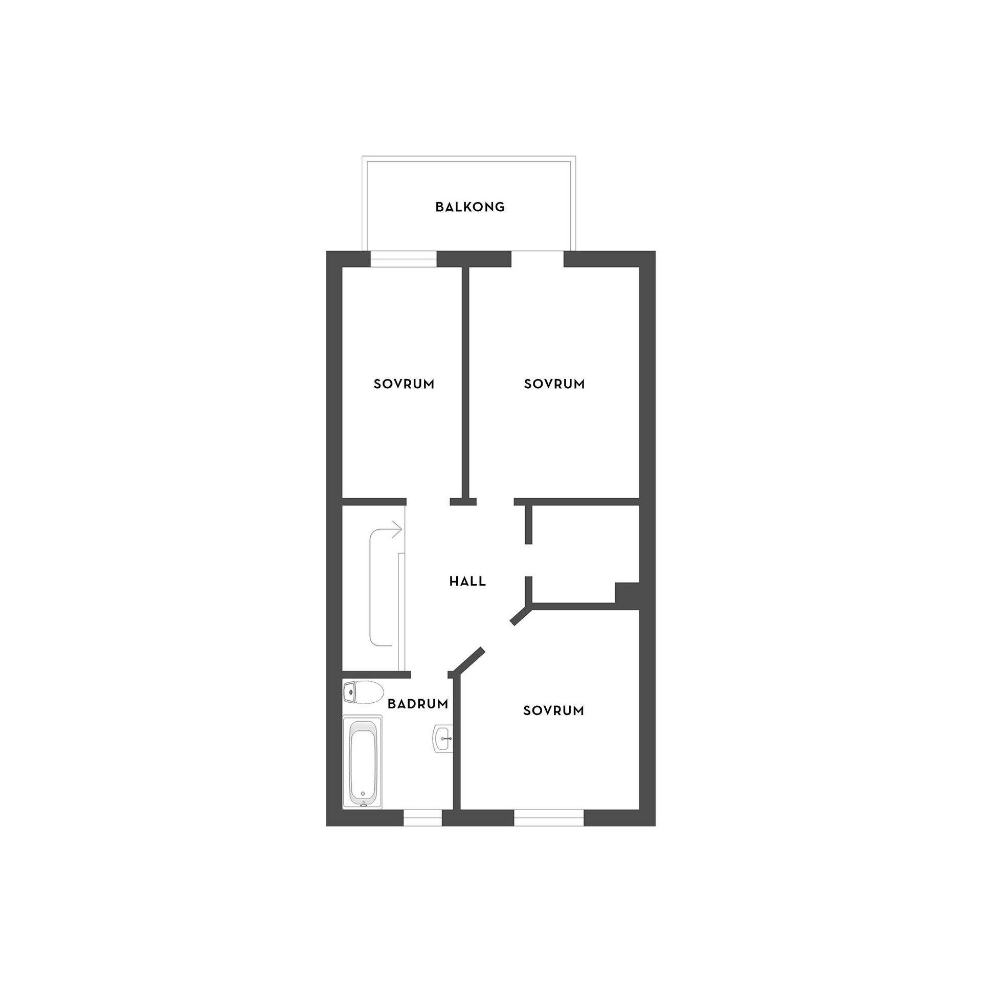 5 rum Parhus på Liegatan 23 Nedregården Varbergs kommun - bild 25