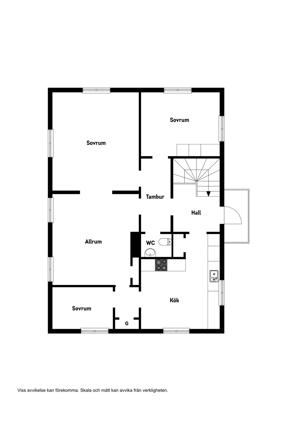 8 rum Villa på Skolvägen 3 Pajala Pajala kommun - bild 28