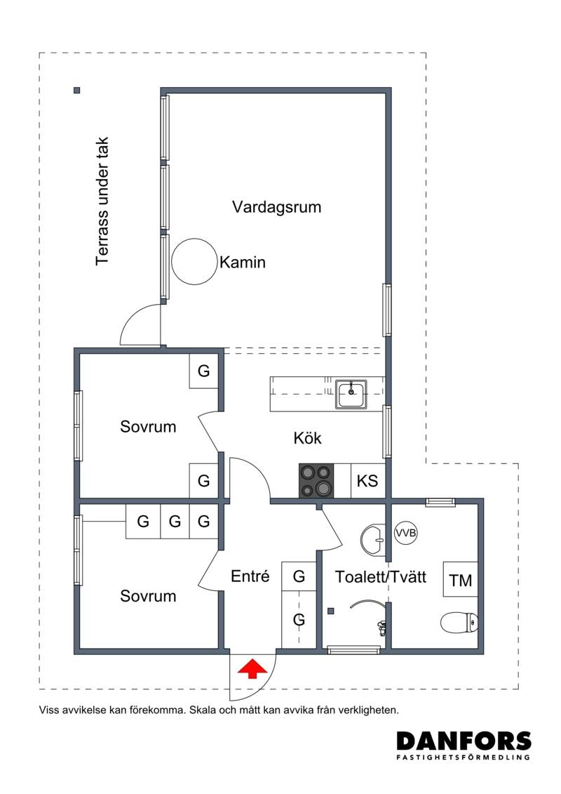 3 rum Villa på Hallandsås Börkered 314 Hasslöv/Börkered Laholms kommun - bild 19