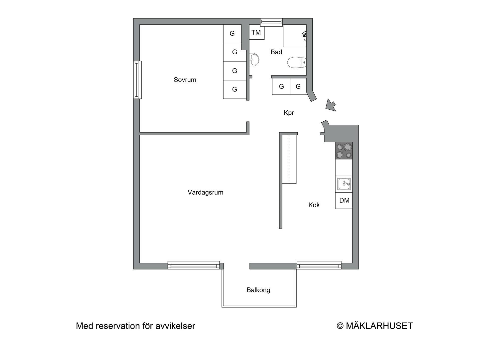 2 rum Lägenhet på Fältspatvägen 5b Traneberg Stockholms kommun - bild 19