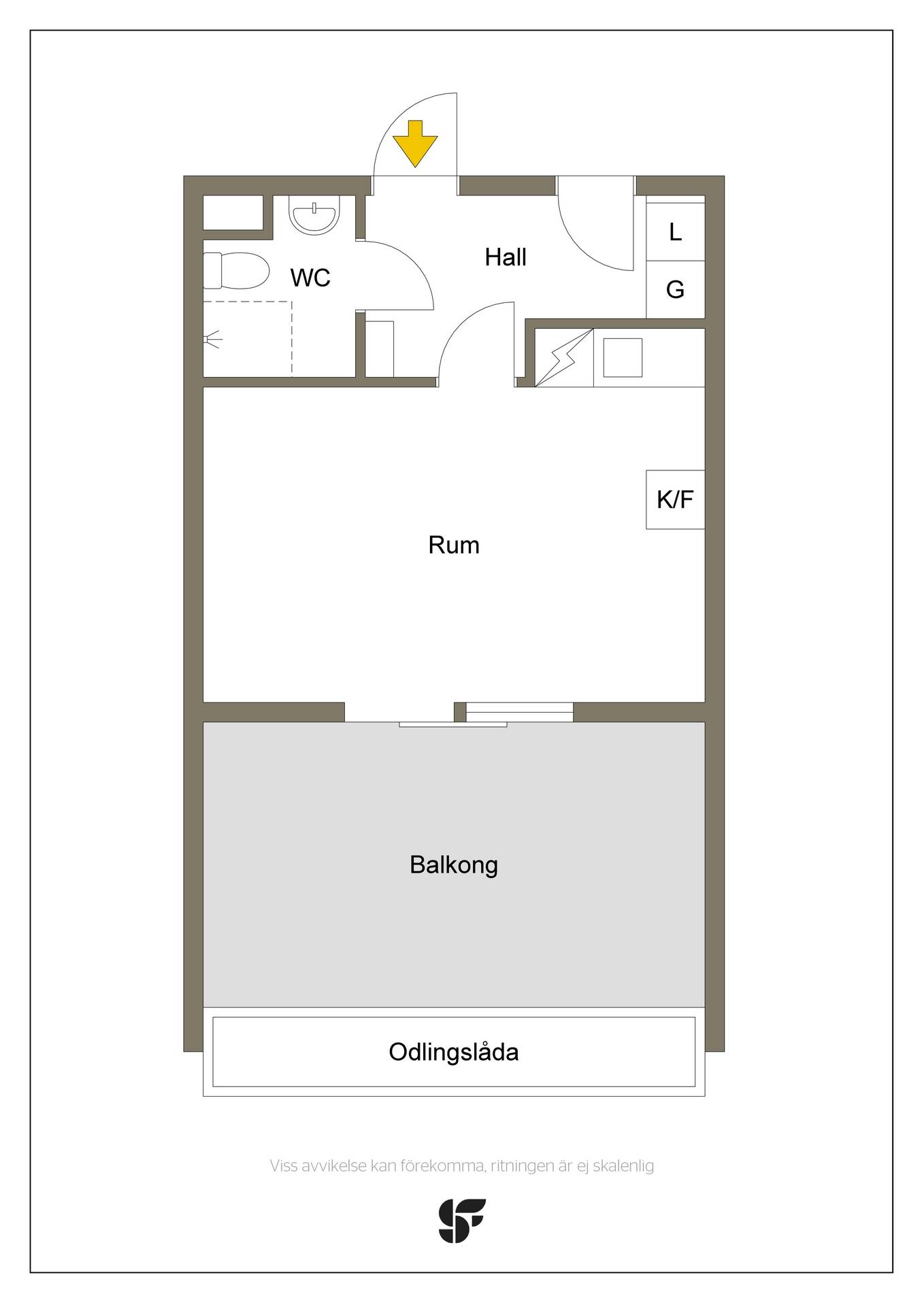 1 rum Lägenhet på Sidensvansvägen 34 Sollentuna Sollentuna kommun - bild 21