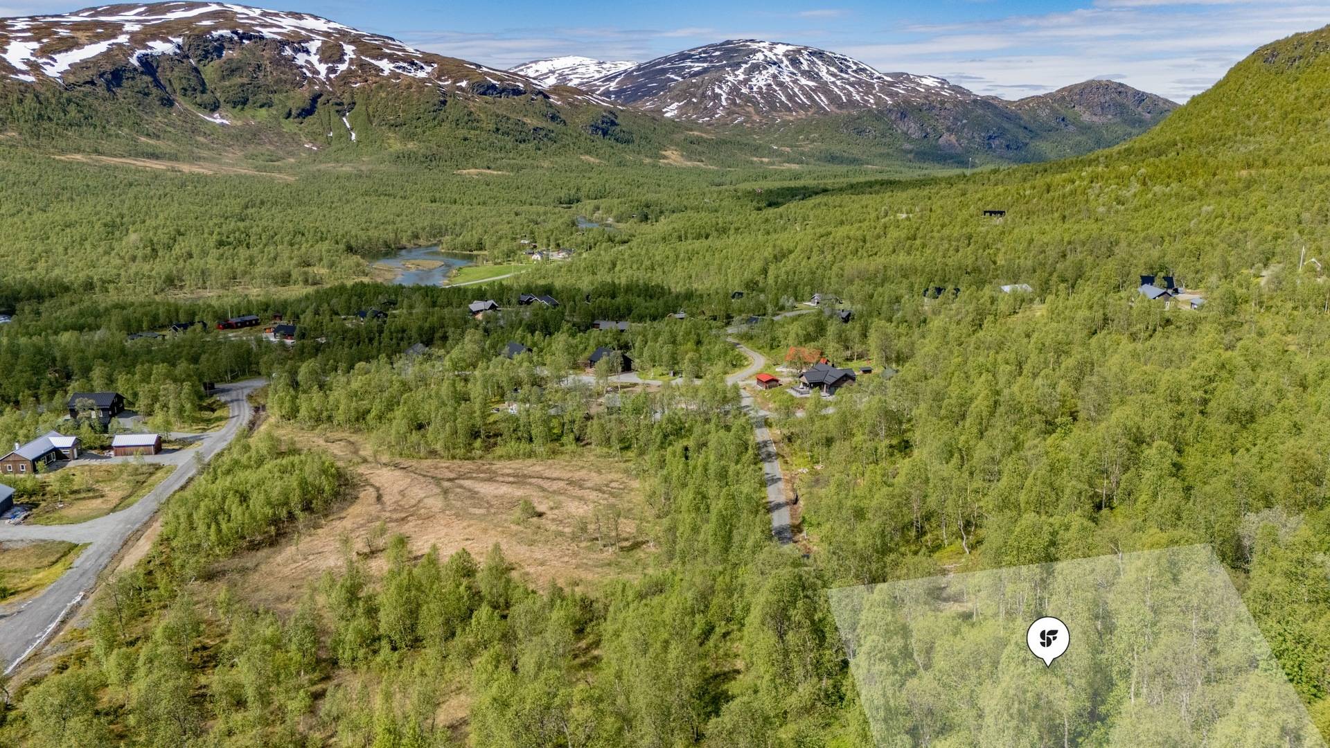 tomt på Stintbäcken 146 (såld) & 148 Hemavan, Storumans kommun - bild 1