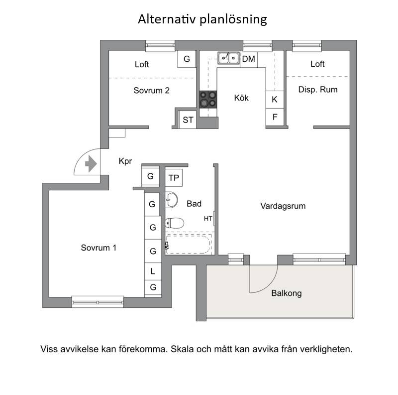 3 rum Lägenhet på Gripengatan 22, vån 5/5 Barkarbystaden Järfälla kommun - bild 20