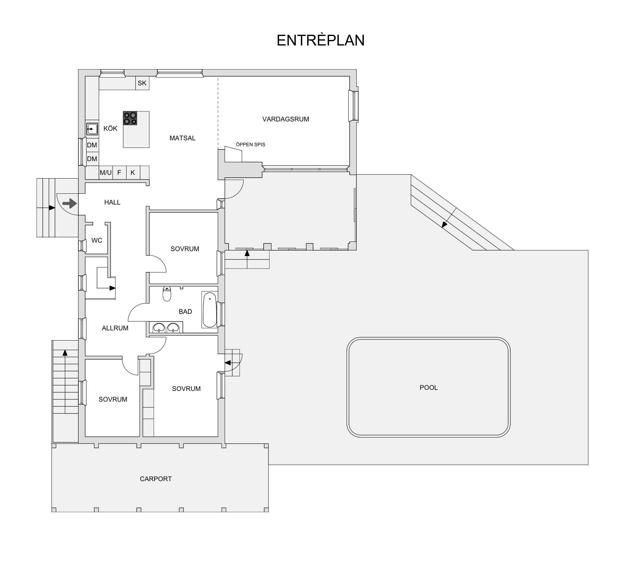 7 rum Villa på Körsbärsvägen 16 Fårdala Tyresö kommun - bild 44