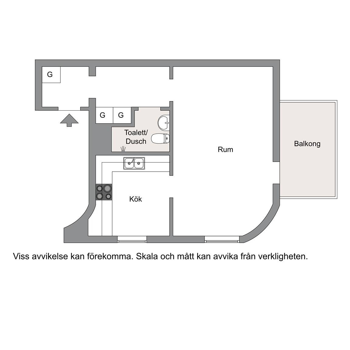 1 rum Lägenhet på Långholmsgatan 3 Högalid Stockholms kommun - bild 25