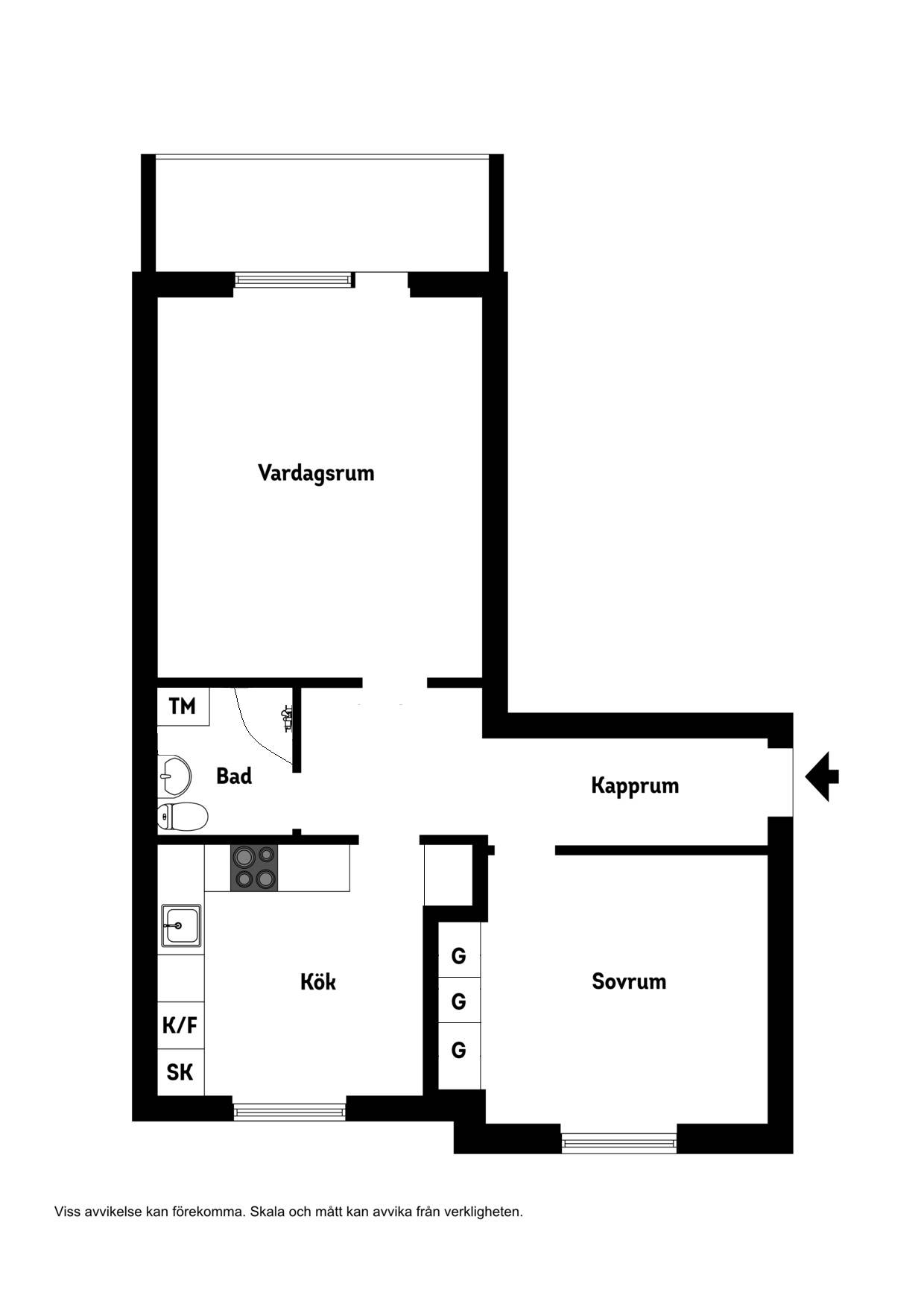 2 rum Lägenhet på Signalgatan 11B Visby - Visborgsstaden Gotlands kommun - bild 24