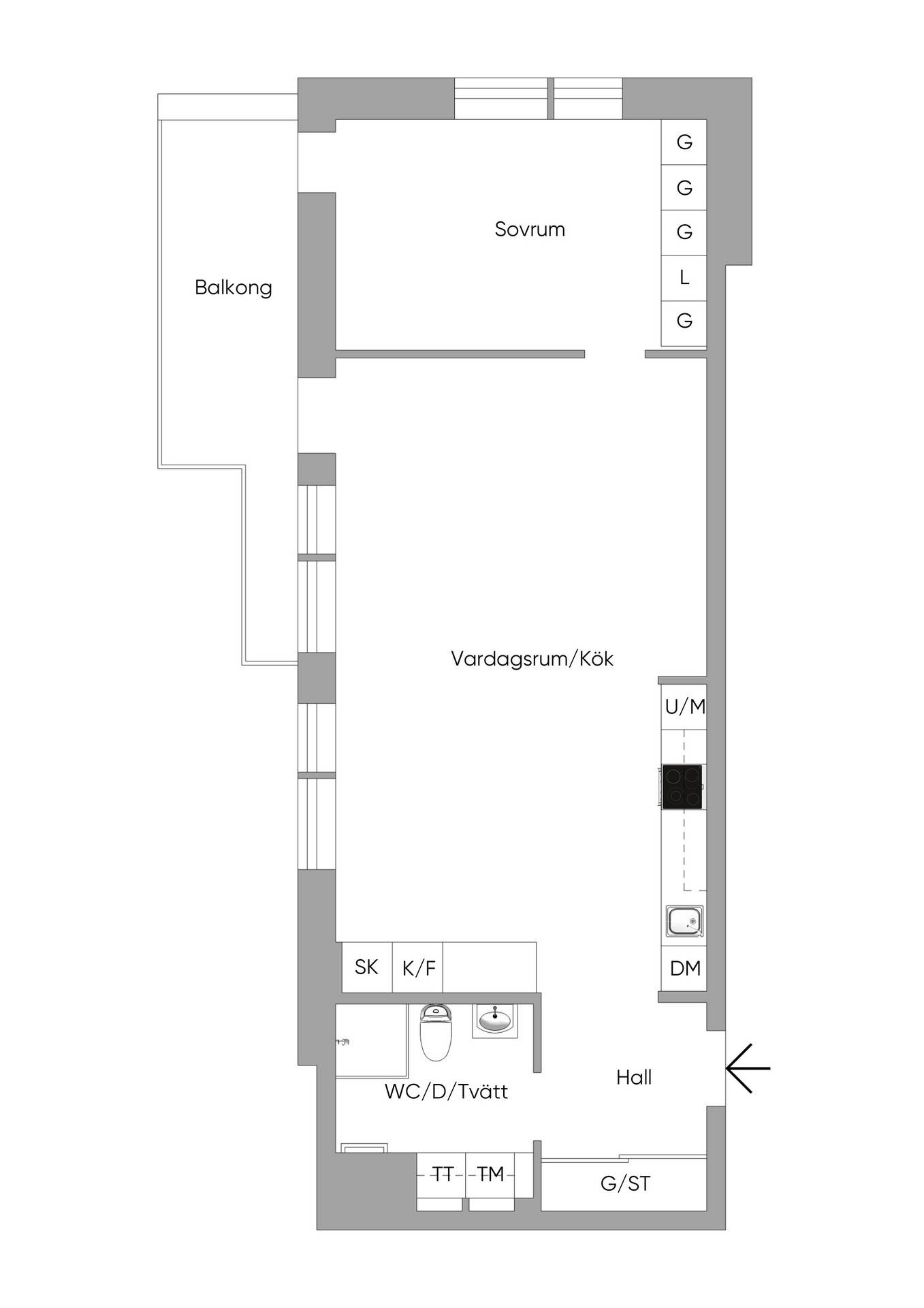 2 rum Lägenhet på Kvarnbygatan 29 Mölndal Mölndals kommun - bild 13