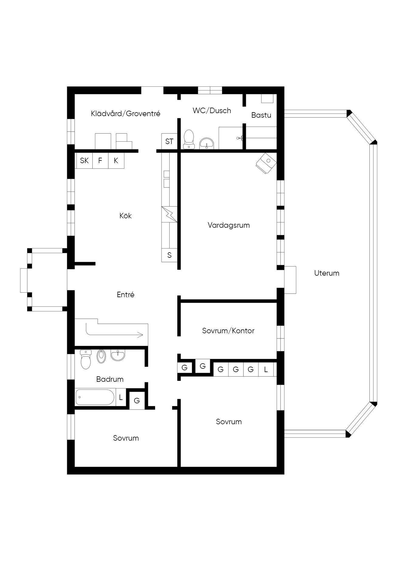 6 rum Villa på Slaggstensvägen 24 Forsbacka Gävle kommun - bild 45