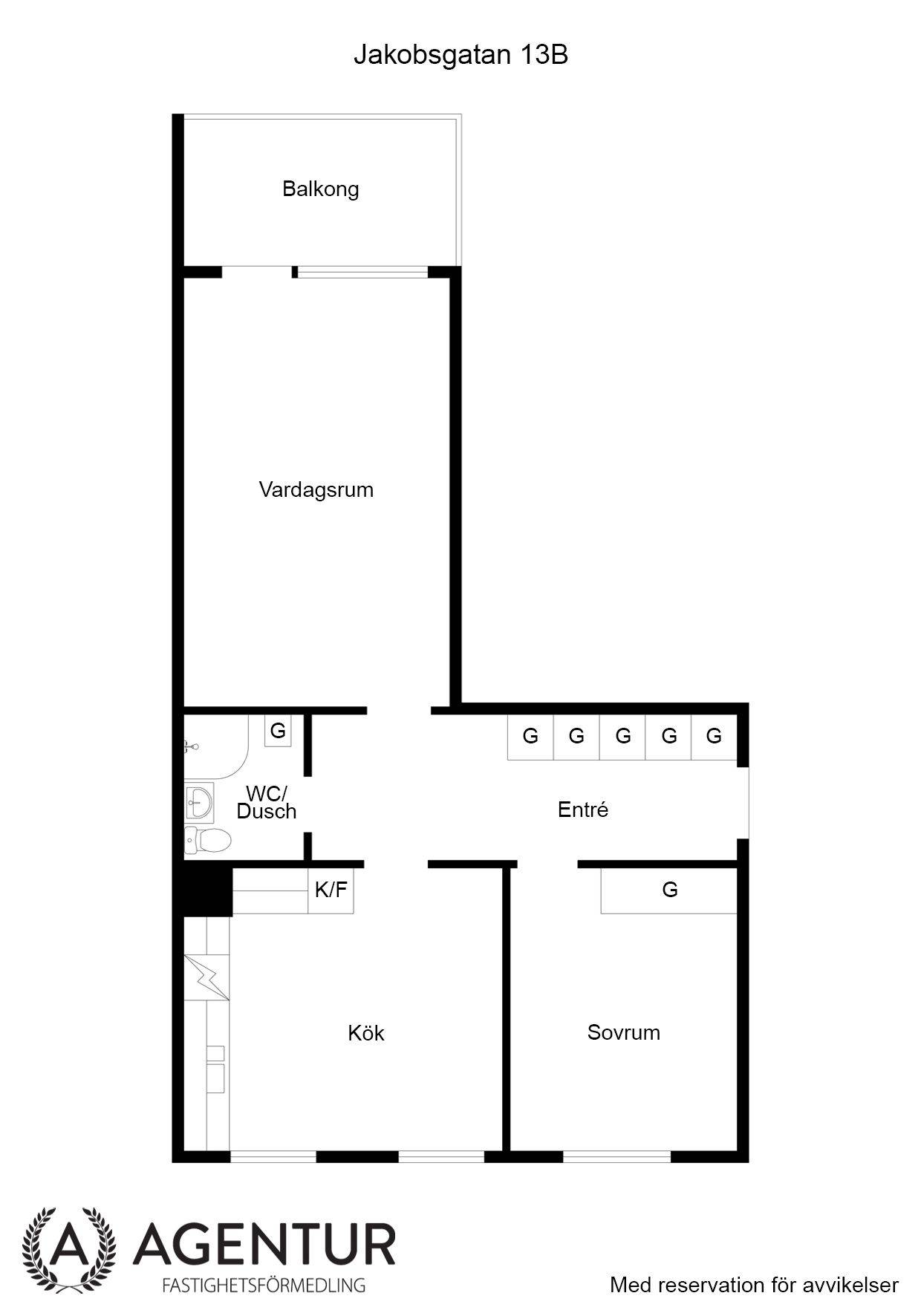 2 rum Lägenhet på Jakobsgatan 13B Arvika kommun - bild 23