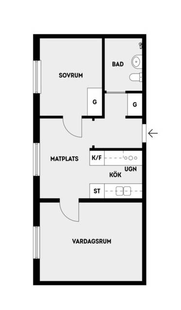 2 rum Lägenhet på Åkerbyvägen 98, 5tr Täby Centrum Täby kommun - bild 20