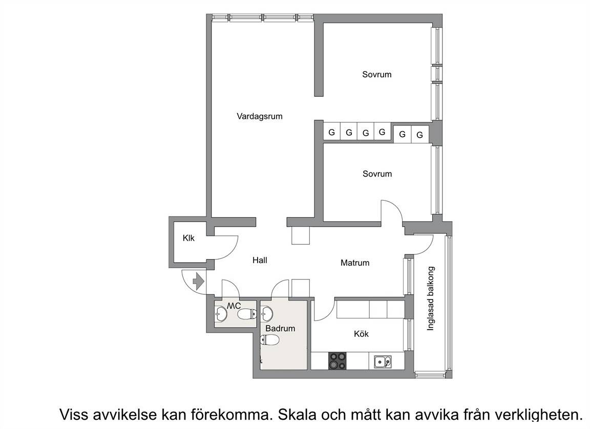 3 rum Lägenhet på Västra Banvägen 16 Åkersberga Centralt Österåkers kommun - bild 20