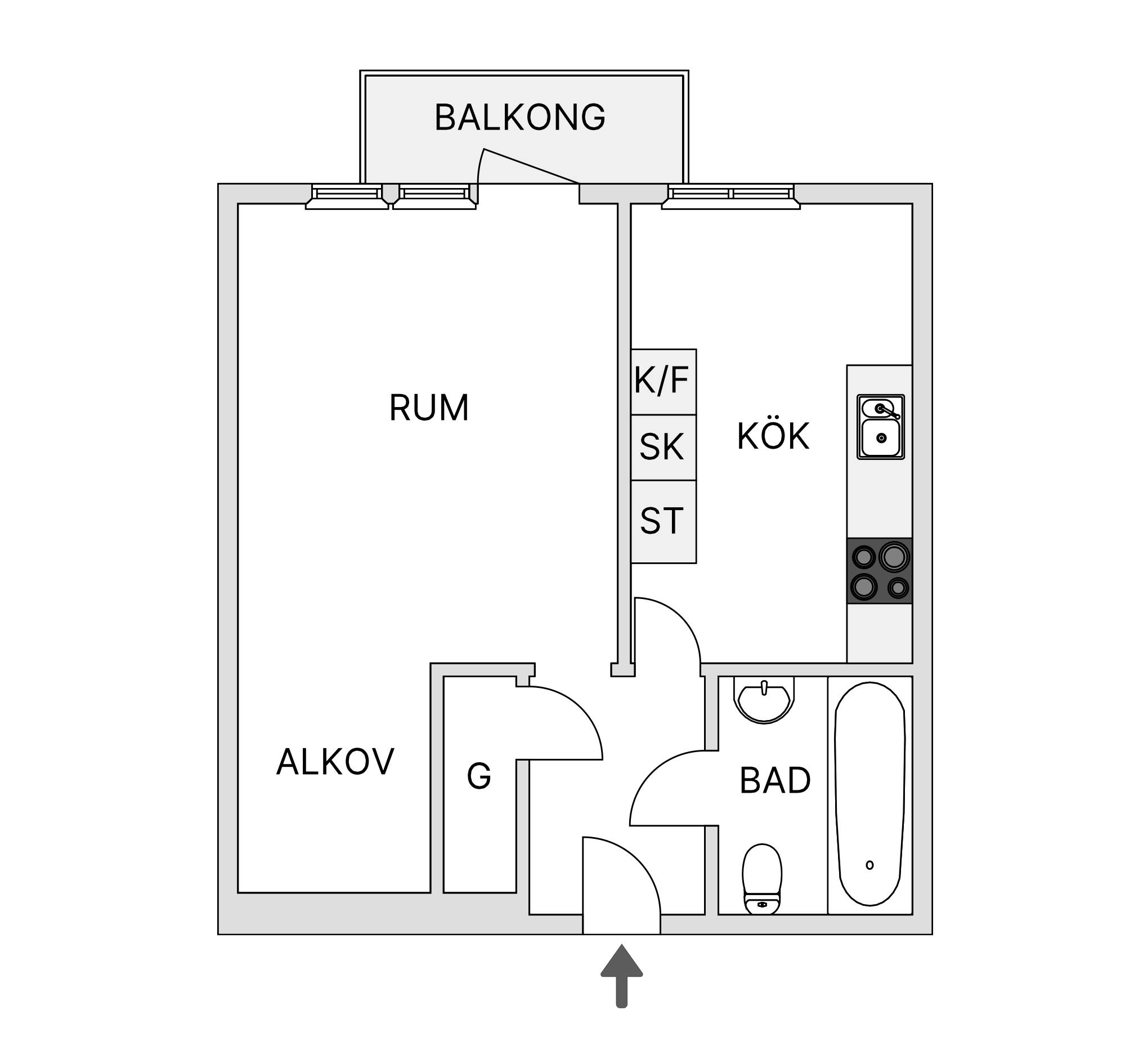 1.5 rum Lägenhet på Volrat Thamsgatan 7B Johanneberg Göteborgs kommun - bild 22