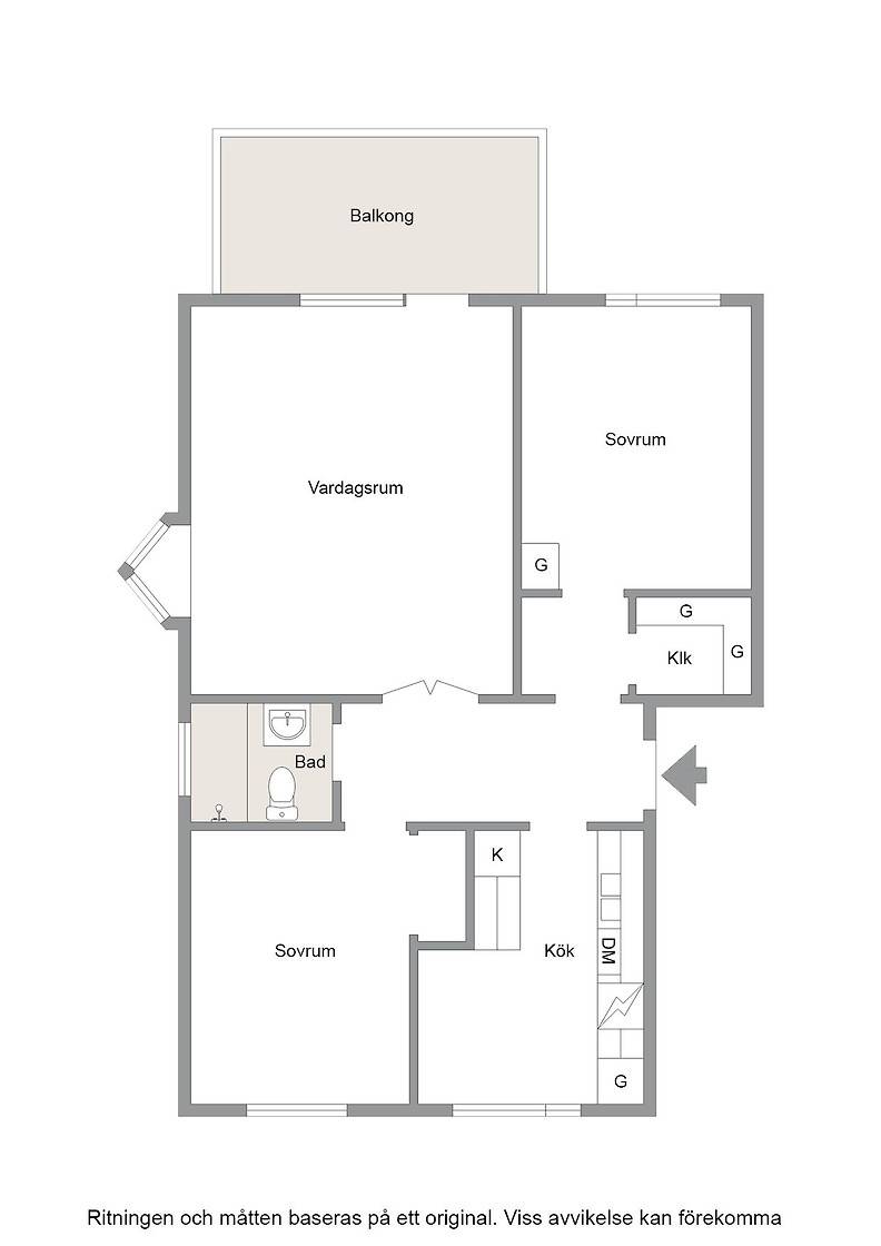 3 rum Lägenhet på Malmgatan 25A Avesta - Centralt Avesta kommun - bild 36