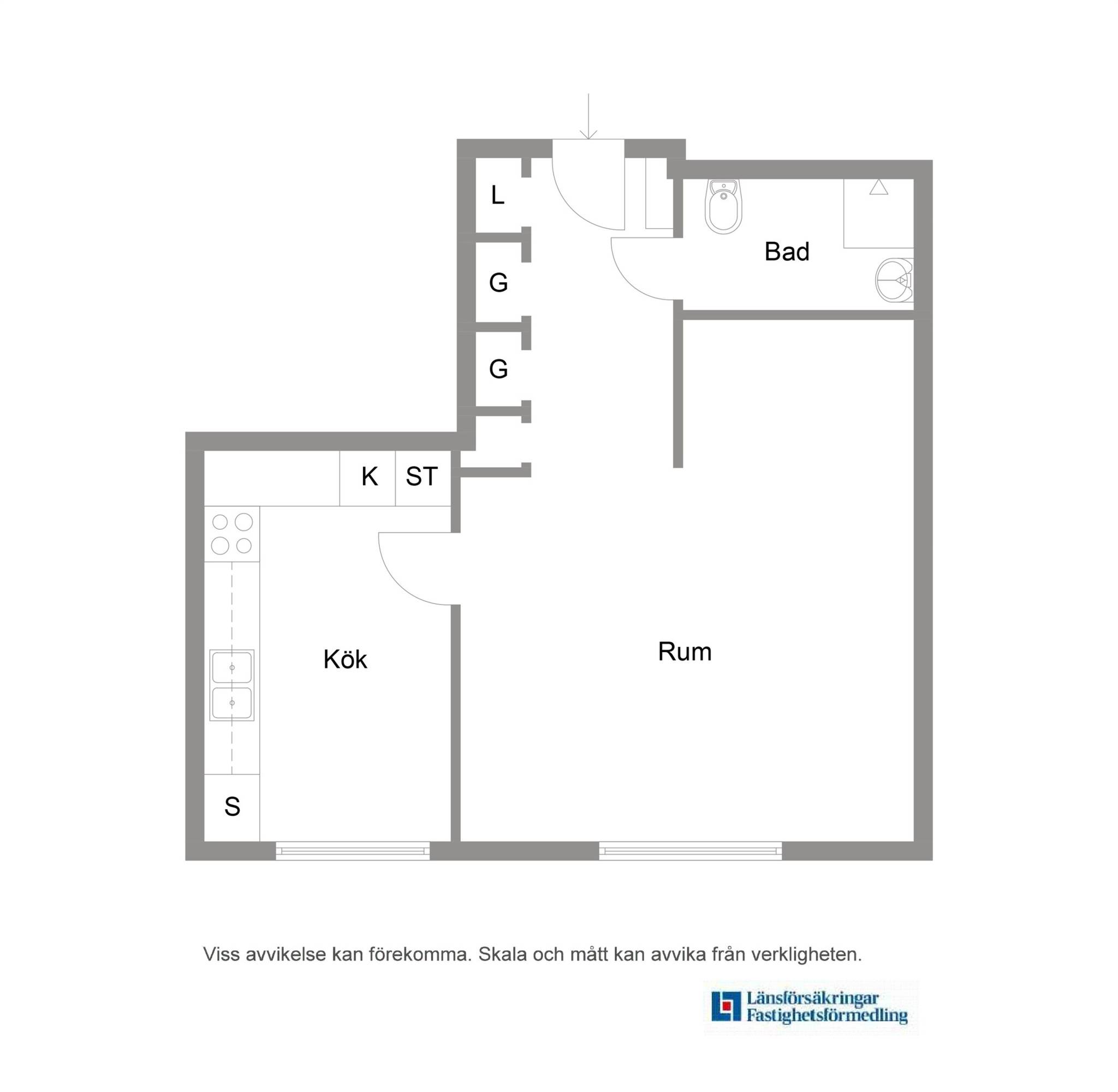 1 rum Lägenhet på Rekylgatan 4 Haga Västerås kommun - bild 14