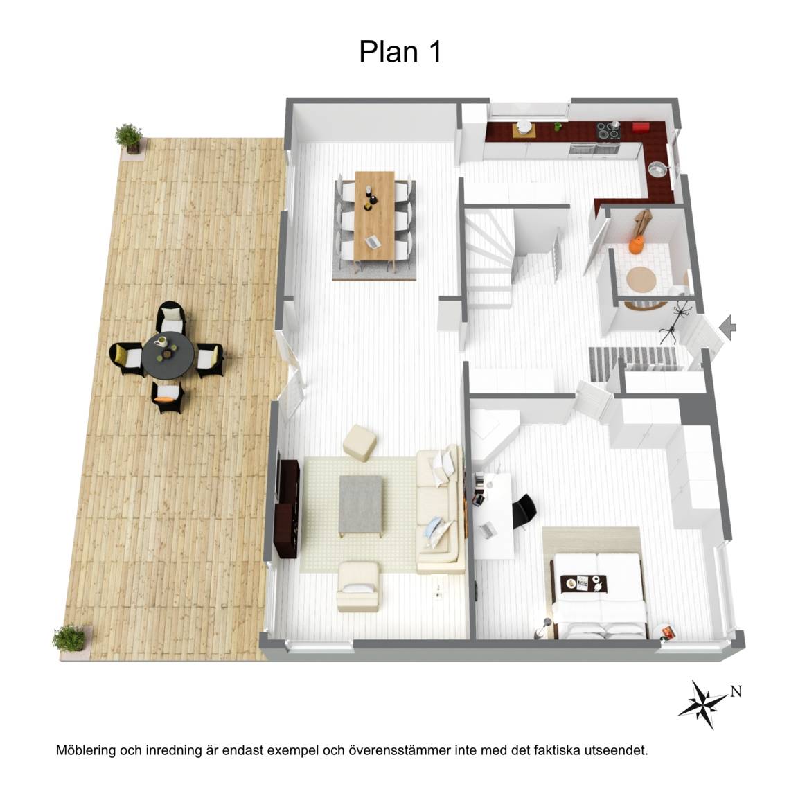 5 rum Villa på Hallonvägen 10 Brunnsäng Södertälje kommun - bild 40