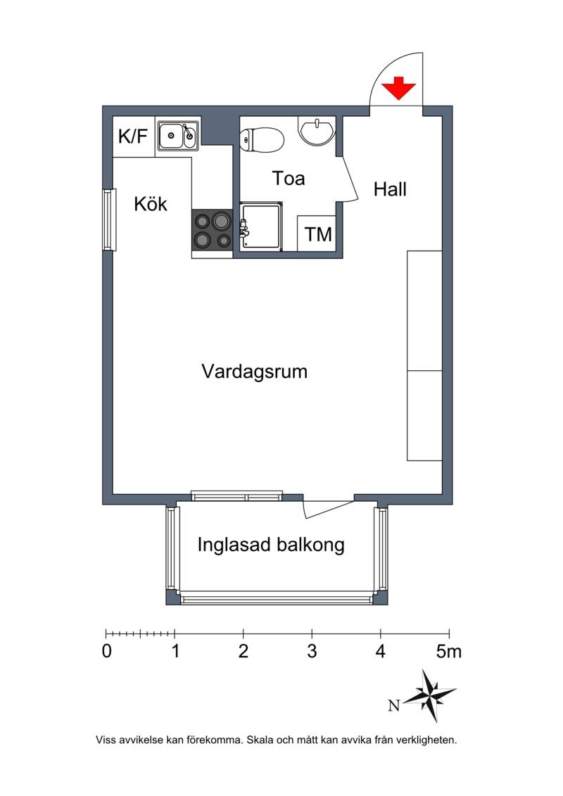1 rum Lägenhet på Douglasgatan 2C Övre Eriksberg Göteborgs kommun - bild 16