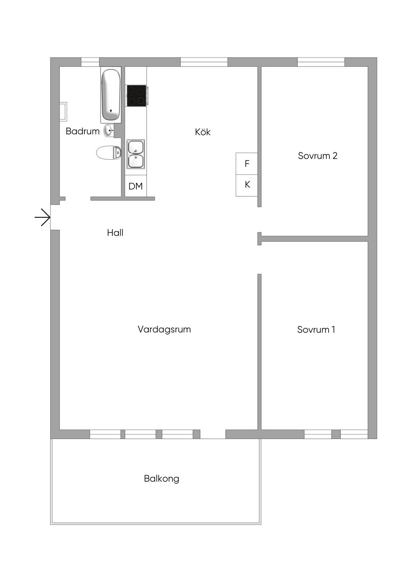 3 rum Lägenhet på Ljuskärrsvägen 37 Ljuskärrsberget Nacka kommun - bild 18