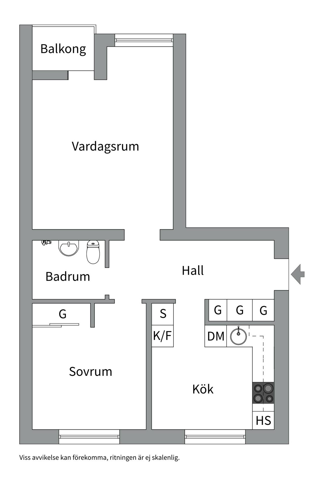 2 rum Lägenhet på Byggmästargatan 1F Salabacke Uppsala kommun - bild 20