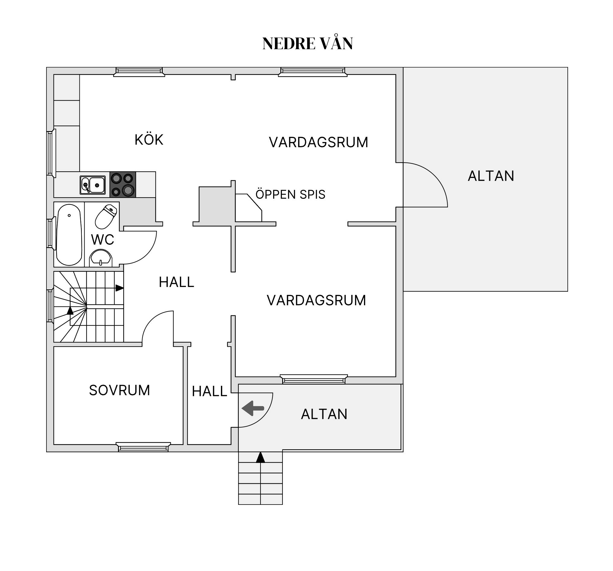 6 rum Villa på Kyrkogatan 8 Ryssby Ljungby kommun - bild 21