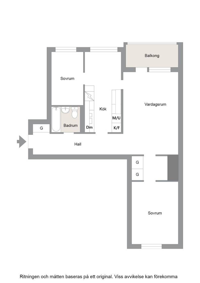 3 rum Lägenhet på Gullregnsgatan 5 Brynäs Gävle kommun - bild 30